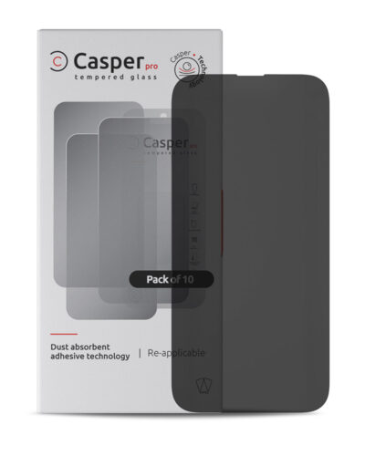 Casper Pro Tempered Glass For iPhone 15 Pro (10 Pack) (Privacy)