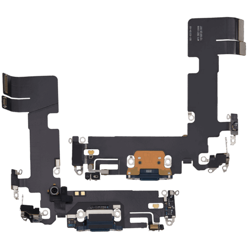 Charging Port Flex Cable For iPhone 13 (Used OEM Pull) (Midnight) – Image 2
