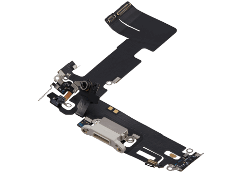 Câble flexible de port de charge pour iPhone 13 (pièce d'origine d'occasion) (Starlight) – Image 4