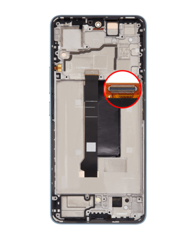 OLED Assembly With Frame For Xiaomi Redmi Note 13 Pro 5G (Refurbished) (Blue) – Image 5