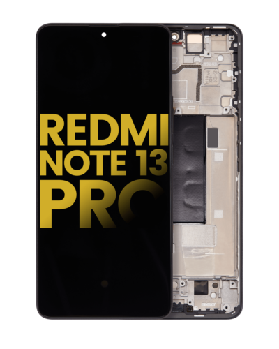 OLED Assembly With Frame For Xiaomi Redmi Note 13 Pro 5G (Refurbished) (Black) – Image 11