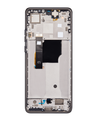 Bloc écran OLED avec cadre pour Motorola Moto Edge 40 Neo (XT2307-1 / 2023) (reconditionné) (noir) – Image 3