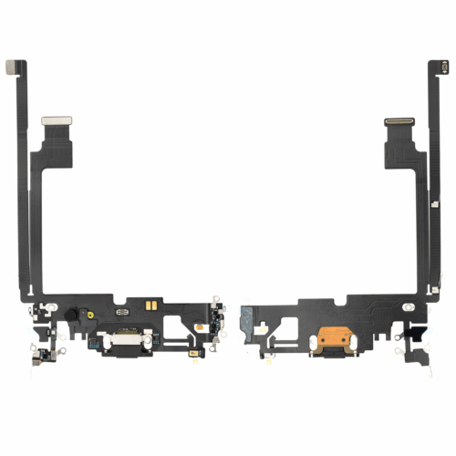 Câble flexible de port de charge pour iPhone 12 Pro Max (pièce d'origine d'occasion) (graphite) – Image 2