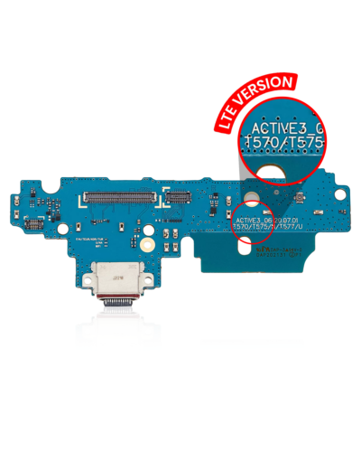 Charging Port With Board For Samsung Galaxy Tab Active 3 8.0" (T575 / T577) (2020) (LTE Version) (Premium) – Image 6