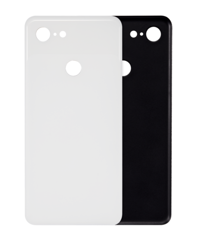 Back cover Glass For Google Pixel 3 (Clearly White)