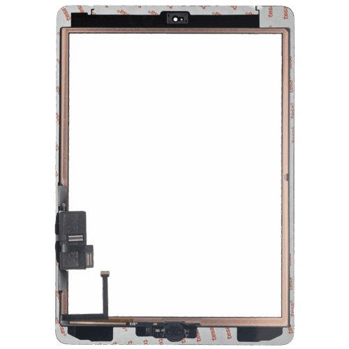 Numériseur pour iPad Air 1 / iPad 5 (2017) (Bouton d'accueil préinstallé pour iPad Air 1) (Adaptateur Pro: XO7) (Noir) – Image 3