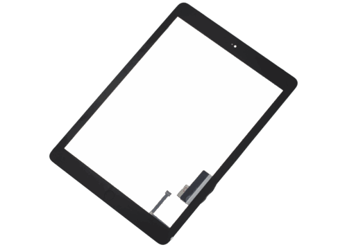 Numériseur pour iPad Air 1 / iPad 5 (2017) (Bouton d'accueil préinstallé pour iPad Air 1) (Adaptateur Pro: XO7) (Noir) – Image 4