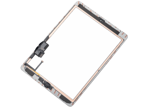 Digitizer For iPad Air 1 / iPad 5 (2017) (Home Button Pre-Installed For iPad Air 1) (Aftermarket Pro: XO7) (White) – Image 4