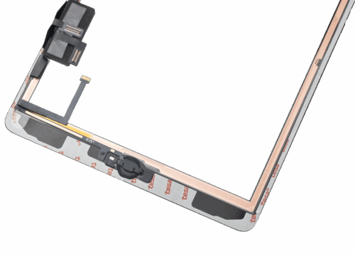 Digitizer For iPad Air 1 / iPad 5 (2017) (Home Button Pre-Installed For iPad Air 1) (Aftermarket Pro: XO7) (White) – Image 6