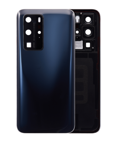Back cover Glass With Camera Lens For Huawei P40 Pro (Black)