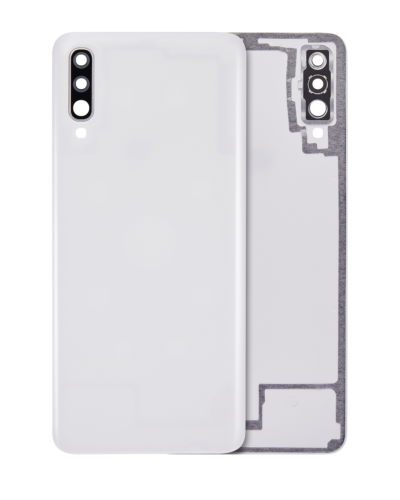 Back Cover Glass For Samsung Galaxy A70 (A705 / 2019) (Aftermarket Plus) (White)