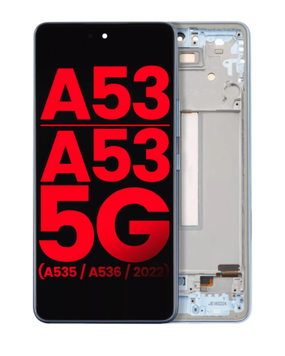 OLED Assembly With Frame For Samsung Galaxy A53 5G ( A536 / 2022) (6.36") (Aftermarket Plus) (Blue) – Image 4