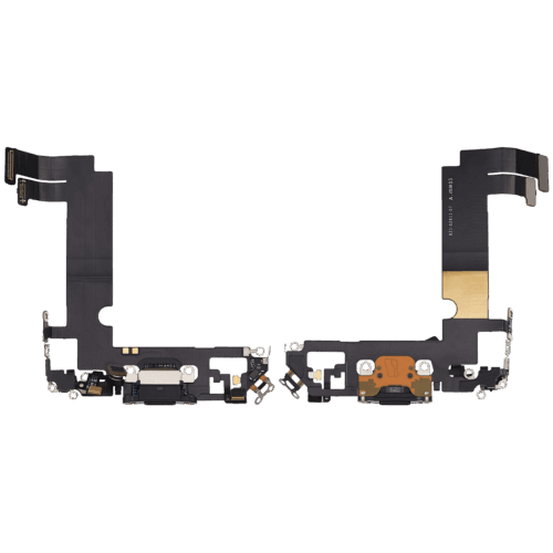 Charging Port Flex Cable For iPhone 12 Mini (Used OEM Pull) (Black) – Image 2