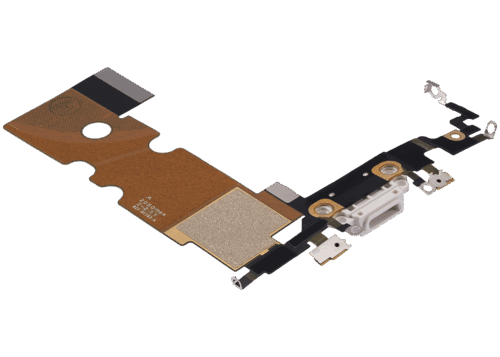 Câble flexible de port de charge pour iPhone SE (2020) (Premium) (Blanc) – Image 4