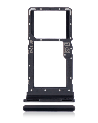 Single Sim Card Tray For Motorola Moto G8 Power (XT2041-1 / XT2041-3 / 2020) (Smoke Black)