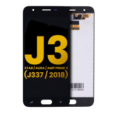 LCD Assembly Without Frame For Samsung Galaxy J3 Star (J337 / 2018) / Aura / Amp Prime 3 (Refurbished) (Black)