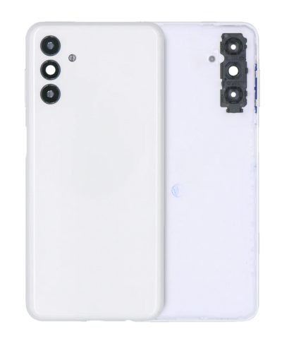 Back Cover Glass With Camera Lens For Samsung Galaxy A04s (A047 / 2022) (Service Pack) (White)