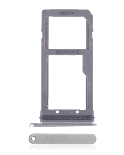Single Sim Card Tray For Samsung Galaxy S7 (Silver) – Image 3