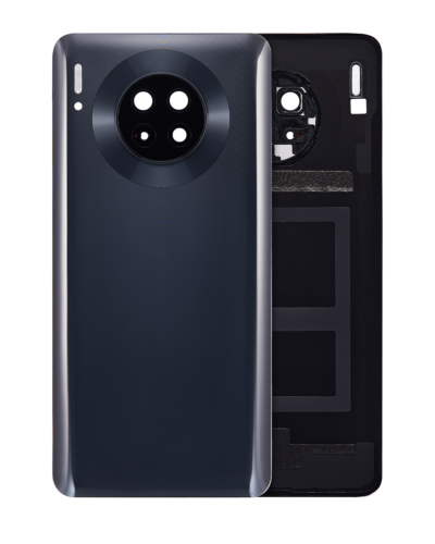 Back cover Glass With Camera Lens For Huawei Mate 30 (Black)