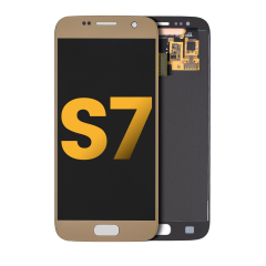 Bloc écran OLED sans cadre pour Samsung Galaxy S7 (reconditionné) (Gold Platinum)