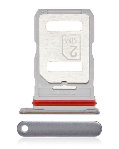 Dual Sim Card Tray For Motorola Edge 30 (XT2203 / 2022) (Supermoon Silver)