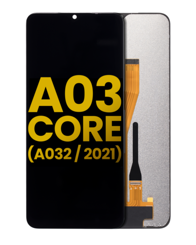 Écran LCD sans cadre pour Samsung Galaxy A03 Core (A032 / 2021) (Remis à neuf) (Noir)