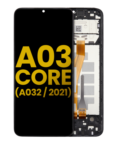LCD Assembly With Frame For Samsung Galaxy A03 Core (A032 / 2021) (Refurbished) (Black) – Image 11