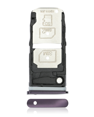 Dual Sim Card Tray For Motorola Moto Z4 (XT1980 / 2019) (Purple)