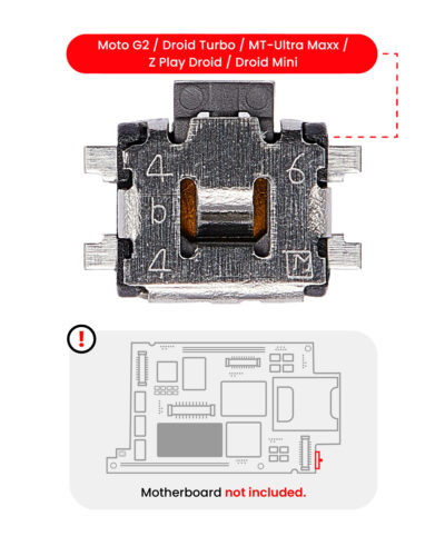 Power / Volume Button Clicker For Motorola Moto G2 (XT1068) / Droid Turbo (XT1254 / XT1225) MT-Ultra Maxx (XT1080 / 2013) / Z Play Droid (XT1635) / Droid Mini (XT1030 / 2013) (Soldering Required)