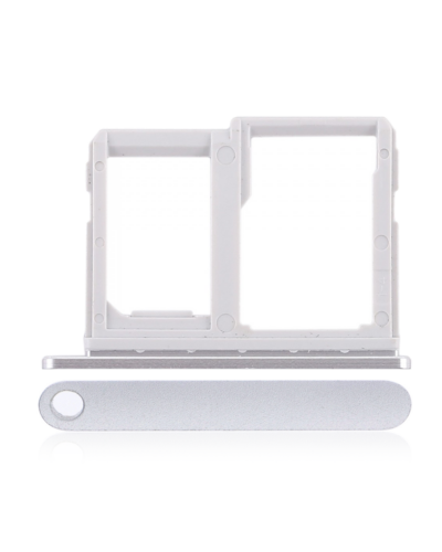 Sim Card + SD Card Tray For LG Q6 (M700) (Silver)