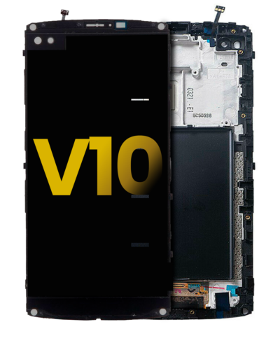 LCD Assembly With Frame For LG V10 (Refurbished) (Black) – Image 8