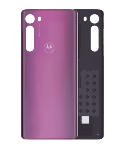 Coque arrière en verre pour Motorola Moto Edge (XT2063 / 2020) (Pièce d'origine constructeur) (Magenta nuit) – Image 6