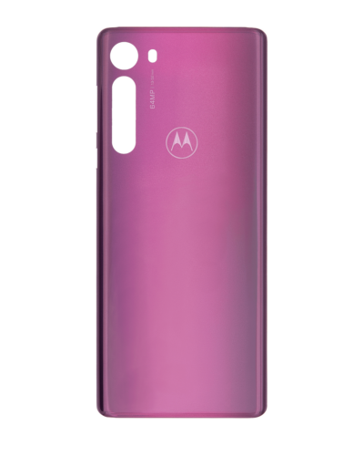 Coque arrière en verre pour Motorola Moto Edge (XT2063 / 2020) (Pièce d'origine constructeur) (Magenta nuit) – Image 7
