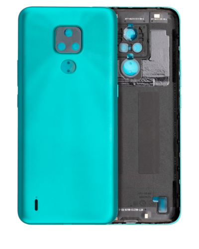 Back cover Glass For Motorola Moto E7 (XT2095 / 2020) (Aqua Blue)