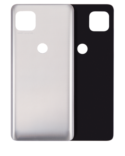Back cover Glass For Motorola Moto One 5G Ace (XT2113-1/2 / 2021) (Frosted Silver)