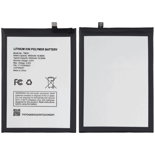 De remplacement batterie pour T-Mobile Revvl 6 Pro / Revvl 6X Pro 5G / Revvl V+ 5G / Boost Mobile Celero 5G Plus (2023) (TM001) – Image 2