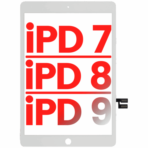 Digitizer For iPad 7 (2019) / iPad 8 (2020) / iPad 9 (2021) (Aftermarket Plus) (White)