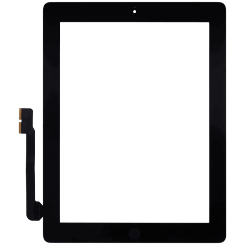 Digitizer For iPad 3 / iPad 4 (Home Button Pre-Installed For iPad 3) (Aftermarket Plus) (Black) – Image 3