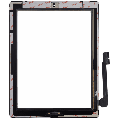 Digitizer For iPad 3 / iPad 4 (Home Button Pre-Installed For iPad 3) (Aftermarket Plus) (Black) – Image 4