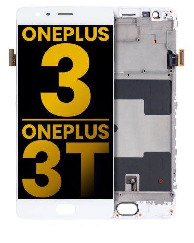 Bloc écran OLED avec cadre pour OnePlus 3 / OnePlus 3T (reconditionné) (blanc) – Image 10
