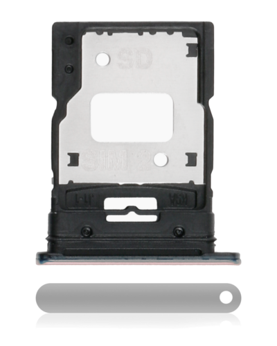 Dual Sim Card Tray For Xiaomi Mi 11 Lite (Silver)