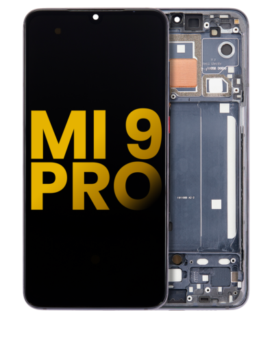Écran OLED avec cadre pour Xiaomi Mi 9 Pro (reconditionné) (noir titane)