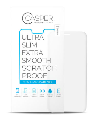 Verre trempé Casper pour iPhone 13 Mini (paquet de 100) (transparent)