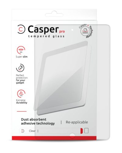 Casper Pro Tempered Glass For iPad Pro 12.9 3rd Gen (2018) / iPad 12.9 4th Gen (2020) / iPad 12.9 5th Gen (2021) / iPad 12.9 6th Gen (2022) (Retail Pack) (Clear)