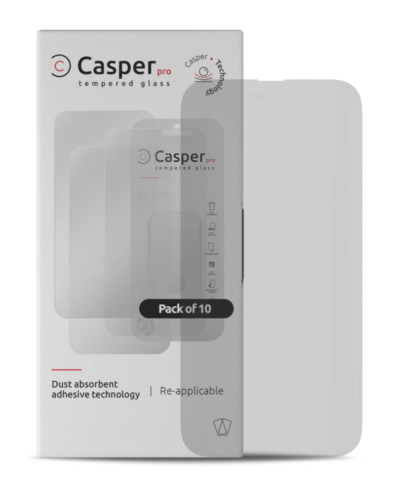 Casper Pro Tempered Glass For iPhone 15 Pro Max (10 Pack) (Matte)
