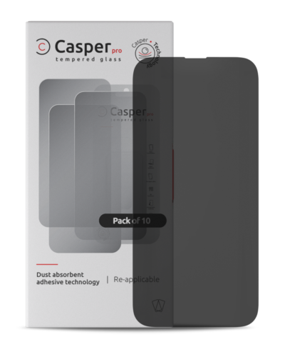 Casper Pro Tempered Glass For iPhone 14 Pro (10 Pack) (Privacy)