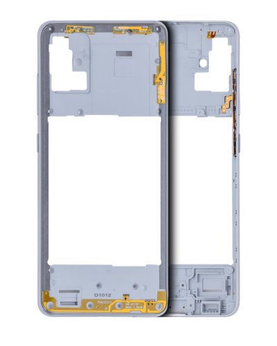 Boîtier intermédiaire pour Samsung Galaxy A51 4G (A515 / 2019) (Blanc Prism Crush)