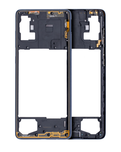 Mid-Frame Housing For Samsung Galaxy A71 (A715 / 2020) ( Aftermarket Plus) (Prism Crush Black) – Image 9