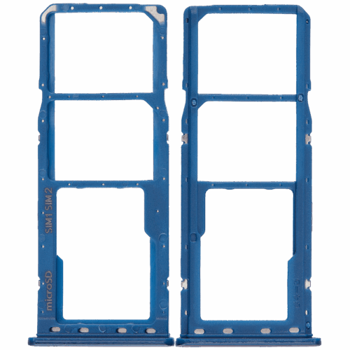 Tiroir double carte SIM pour Samsung Galaxy A20 (A205 / 2019) / A30 (A305 / 2019) / A50 (A505 / 2019) (Bleu) – Image 2