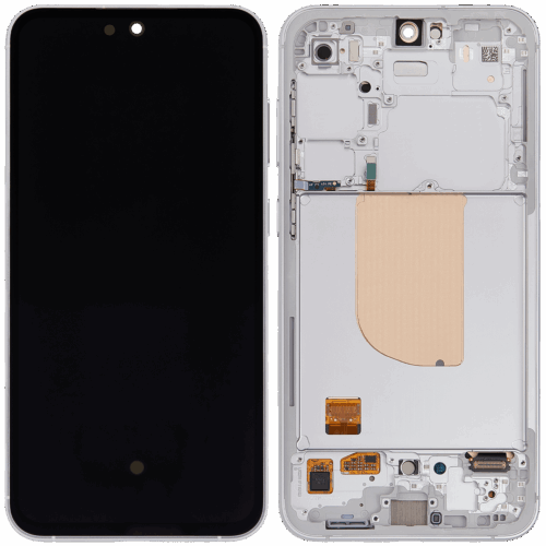 Bloc écran OLED avec cadre pour Samsung Galaxy S23 FE 5G (US & International Version) (reconditionné) (Mint / Cream / Purple / Indigo / Tangerine) – Image 2